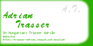 adrian trasser business card